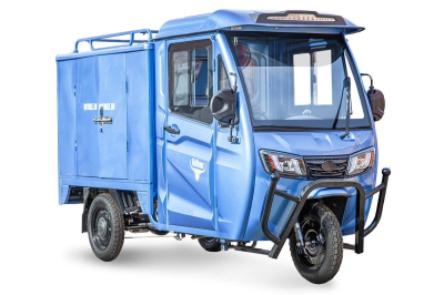 Грузовой электротрицикл Rutrike КАРГО Кабина Дуал синий Грузовой электротрицикл Rutrike КАРГО Кабина Дуал синий