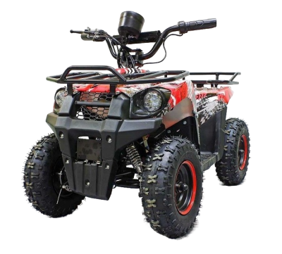 Квадроцикл GreenCamel Gobi K45 (30Ah 36V 800W R6 Цепь) быстросъем, ножной тормоз, красный экстрим