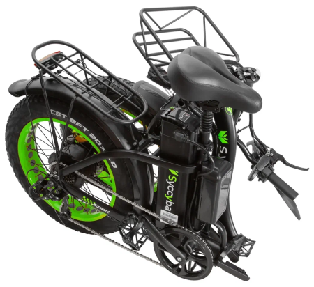 Электровелосипед Syccyba H2 (F11) DUAL 23AH зеленый