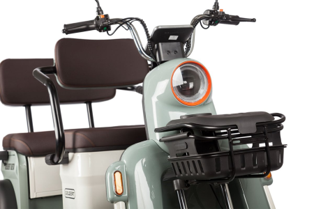Электротрицикл Rutrike Gelbert Beta 48V/60V 800Вт зелено-белый Электротрицикл Rutrike Gelbert Beta 48V/60V 800Вт зелено-белый