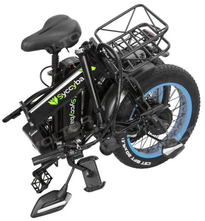 Электровелосипед SYCCYBA H1 (F10) DUAL 20AH синий