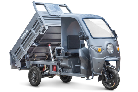 Грузовой электротрицикл Rutrike D5 1700 КАБИНА серый Грузовой электротрицикл Rutrike D5 1700 КАБИНА серый