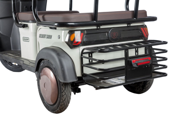 Электротрицикл Rutrike Gelbert Sarin 48V/60V 1000Вт коричнево-белый Электротрицикл Rutrike Gelbert Sarin 48V/60V 1000Вт коричнево-белый
