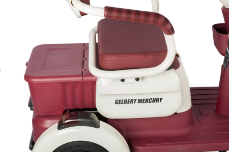 Электротрицикл Rutrike Gelbert Mercury 48V/60V 650Вт бело-красный Электротрицикл Rutrike Gelbert Mercury 48V/60V 650Вт бело-красный