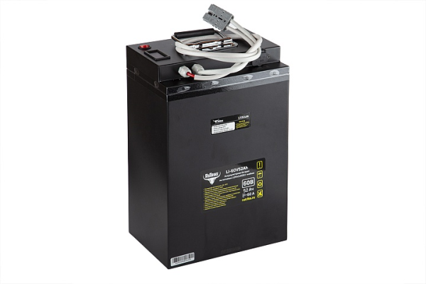 Литиевый тяговый аккумулятор RuTrike (18650 MnCoNi) 60V52A/H