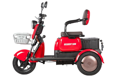 Электротрицикл Rutrike Gelbert Sun 48V/60V 650Вт красный Электротрицикл Rutrike Gelbert Sun 48V/60V 650Вт красный