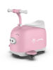 Детский электромобиль-чемодан 2в1 розовый