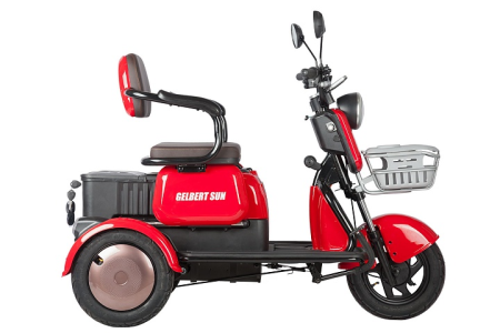 Электротрицикл Rutrike Gelbert Sun 48V/60V 650Вт красный Электротрицикл Rutrike Gelbert Sun 48V/60V 650Вт красный