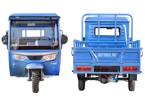 Грузовой электротрицикл Rutrike Фактор 2600 60V2000W синий