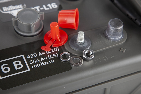 Тяговый WET аккумулятор Rutrike DTL16 (L16H-AC) 6V275A/H C3