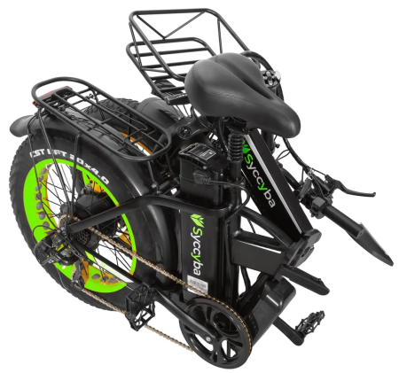 Электровелосипед SYCCYBA H1 (F10) DUAL 23AH зеленый