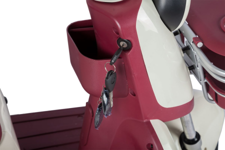 Электротрицикл Rutrike Gelbert Mercury 48V/60V 650Вт бело-красный Электротрицикл Rutrike Gelbert Mercury 48V/60V 650Вт бело-красный