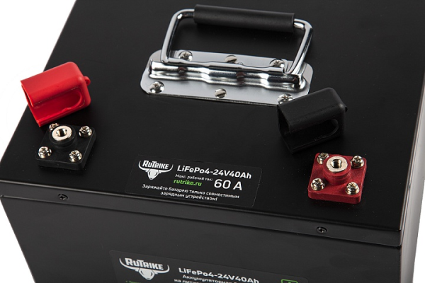 Тяговый аккумулятор Rutrike LiFePO4 24V40Ah (60A)