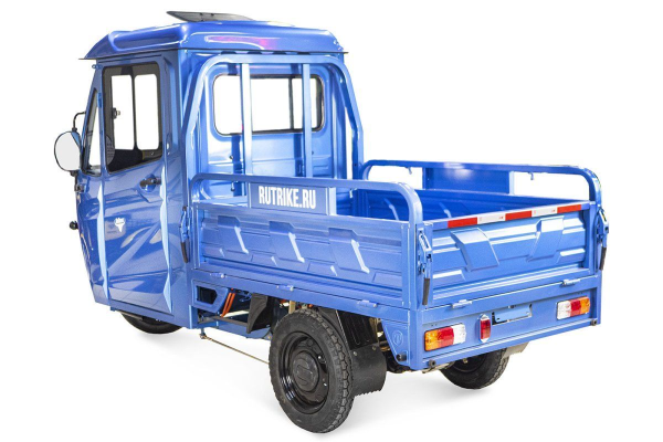 Грузовой электротрицикл Rutrike КАРГО Кабина 1500 60V1000W синий Грузовой электротрицикл Rutrike КАРГО Кабина 1500 60V1000W синий