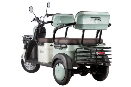 Электротрицикл Rutrike Gelbert Beta 48V/60V 800Вт зелено-белый Электротрицикл Rutrike Gelbert Beta 48V/60V 800Вт зелено-белый