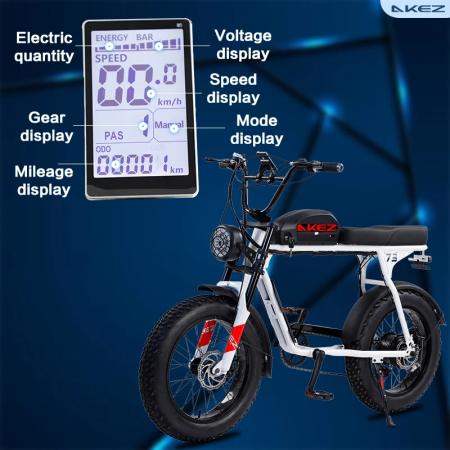 Электровелосипед AKEZ SUPER 73 S3 48V18Ah черный
