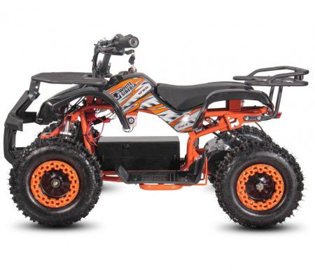 Электроквадроцикл WHITE SIBERIA SNEG MINI ORANGE