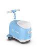 Детский электромобиль-чемодан 2в1 голубой
