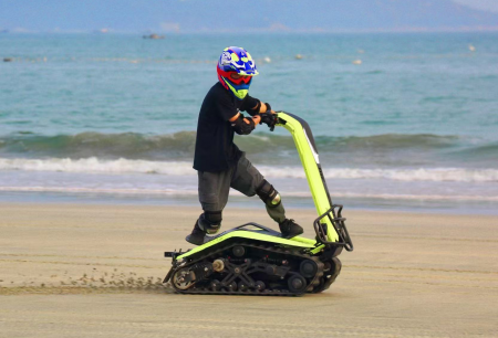 Электроскутер на гусенице Электро-Танк-Скутер ETV ET6