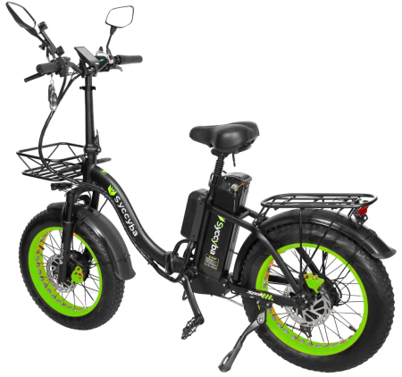 Электровелосипед Syccyba H2 (F11) DUAL 20AH зеленый