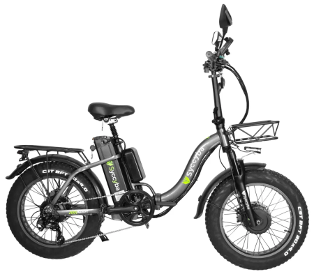 Электровелосипед Syccyba H2 (F11) DUAL 20AH серый
