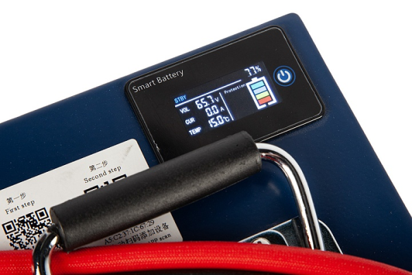 Литиевый тяговый аккумулятор Gelbert LiFePO4 (60V/32Ah/50A/1,920Wh) BT/Display