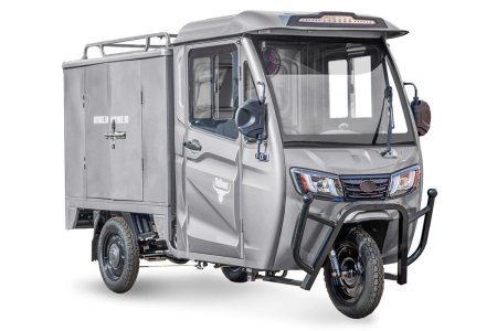 Грузовой электротрицикл Rutrike КАРГО Кабина Дуал серый Грузовой электротрицикл Rutrike КАРГО Кабина Дуал серый