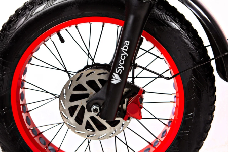 Электровелосипед Syccyba H2 (F11) DUAL 23AH красный