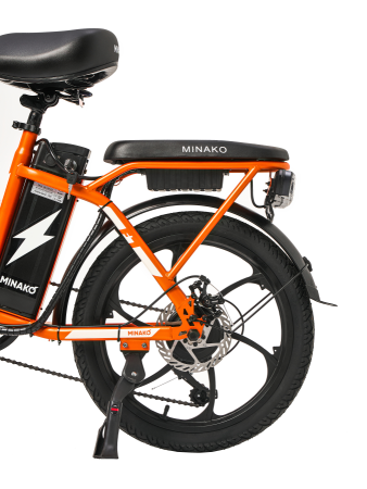 Электровелосипед Minako F7 оранжевый
