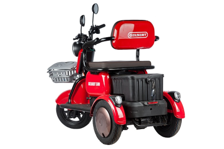 Электротрицикл Rutrike Gelbert Sun 48V/60V 650Вт красный Электротрицикл Rutrike Gelbert Sun 48V/60V 650Вт красный