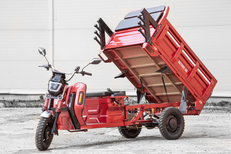 Грузовой электротрицикл Rutrike Антей PRO 1500 красный Грузовой электротрицикл Rutrike Антей PRO 1500 красный