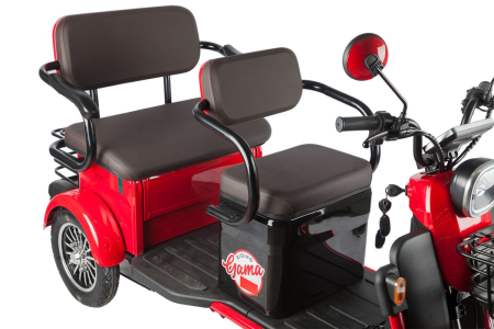 Электротрицикл Rutrike Gelbert Kappa 48V/60V 650Вт красный Электротрицикл Rutrike Gelbert Kappa 48V/60V 650Вт красный
