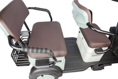 Электротрицикл Rutrike Gelbert Beta 48V/60V 800Вт зелено-белый Электротрицикл Rutrike Gelbert Beta 48V/60V 800Вт зелено-белый