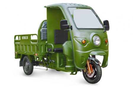 Грузовой электротрицикл Rutrike Глобус 1500 60V1000W зеленый Грузовой электротрицикл Rutrike Глобус 1500 60V1000W зеленый
