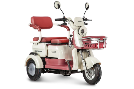 Электротрицикл Rutrike Gelbert Mercury 48V/60V 650Вт бело-красный Электротрицикл Rutrike Gelbert Mercury 48V/60V 650Вт бело-красный