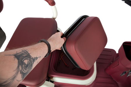 Электротрицикл Rutrike Gelbert Mercury 48V/60V 650Вт бело-красный Электротрицикл Rutrike Gelbert Mercury 48V/60V 650Вт бело-красный