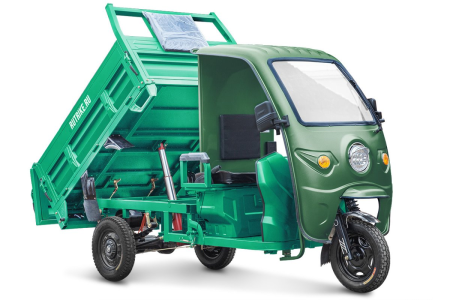 Грузовой электротрицикл Rutrike D5 1700 КАБИНА темно-зеленый Грузовой электротрицикл Rutrike D5 1700 КАБИНА темно-зеленый