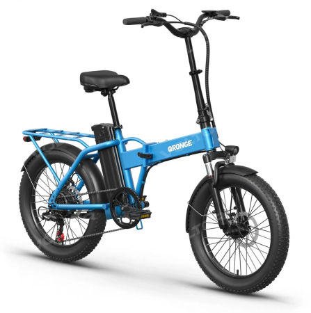 Электровелосипед QRONGE WATERFALL синий