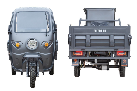 Грузовой электротрицикл Rutrike D5 1700 КАБИНА серый Грузовой электротрицикл Rutrike D5 1700 КАБИНА серый