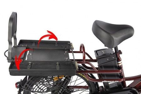 Велогибрид GREEN CITY e-ALFA LUX темно-серый