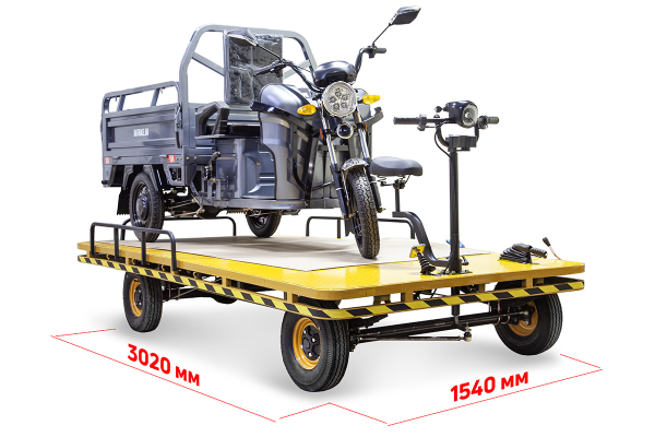 Платформенная электротележка RuTrike СКЛАД 3000 NEW Платформенная электротележка RuTrike СКЛАД 3000 NEW